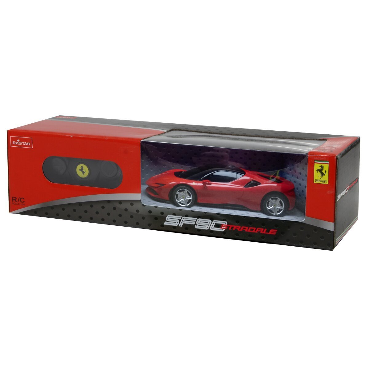 JAMARA Ferrari SF90 Stradale 1:24 rot 2,4GHz ab 6 Jahren JAMARA Ferrari SF90 Stradale 1:24 rot 2,4GHz ab 6 Jahren