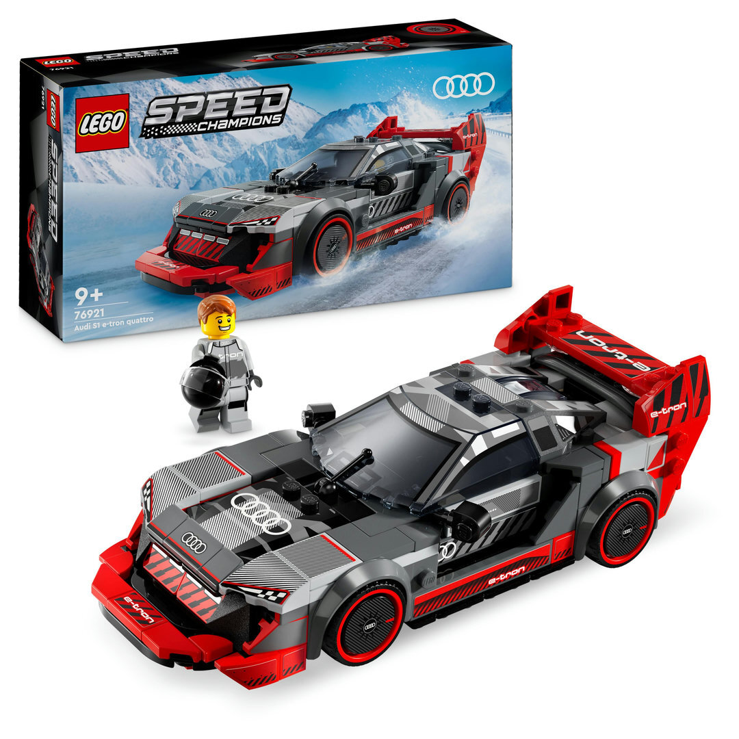 LEGO® Speed Champions Audi S1 e-tron quattro Rennwagen 76921 Rad, Leichtmetallrad, Auto, Spielzeug, Sportwagen
