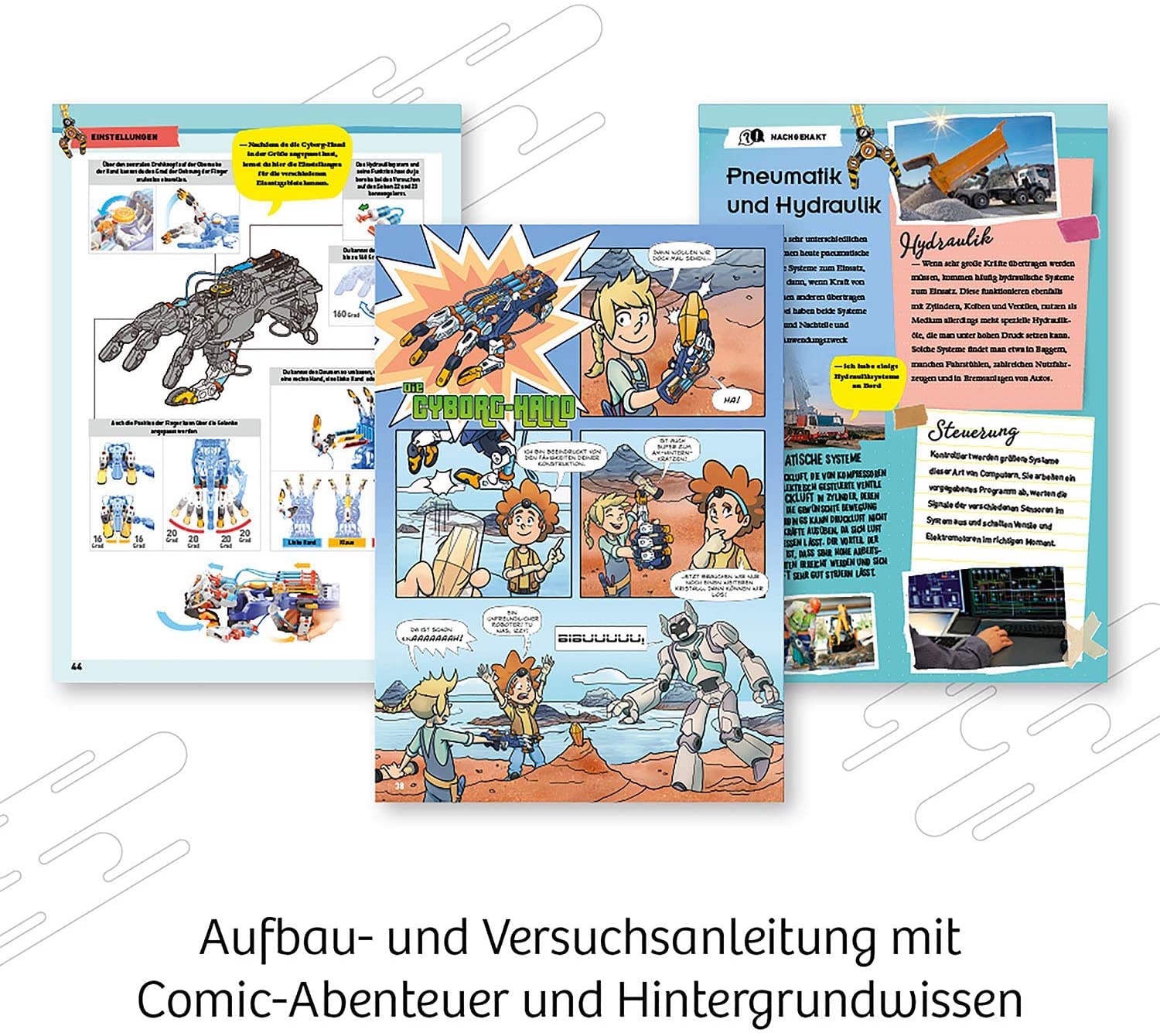 Kosmos Cyborg-Hand - Hydraulischer Roboterbausatz Für Kinder Ab 10 Jahren 620844 Buch, Comics, Veröffentlichung, Werbung, Plakat