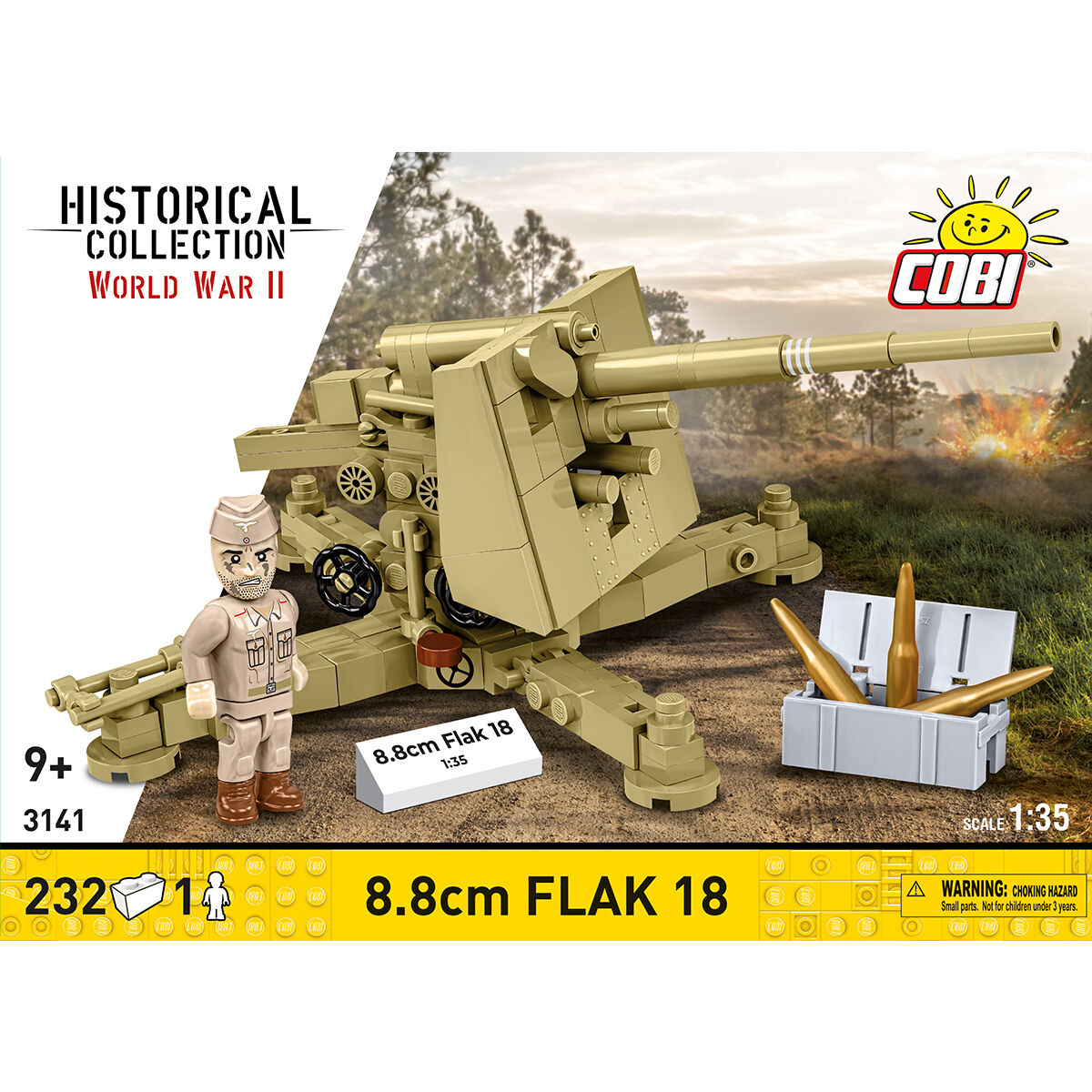 COBI 3141 - 8.8 CM FLAK 18 - Bild 3 COBI 3141 - 8.8 CM FLAK 18 - Bild 3