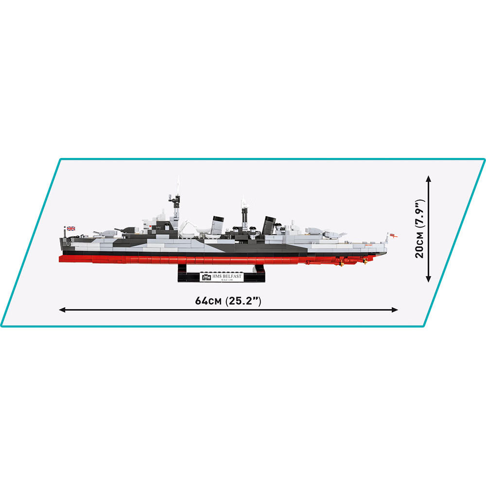 COBI 4844 - HMS Belfast Maßstabb 1:300) - Bild 7 COBI 4844 - HMS Belfast Maßstabb 1:300) - Bild 7
