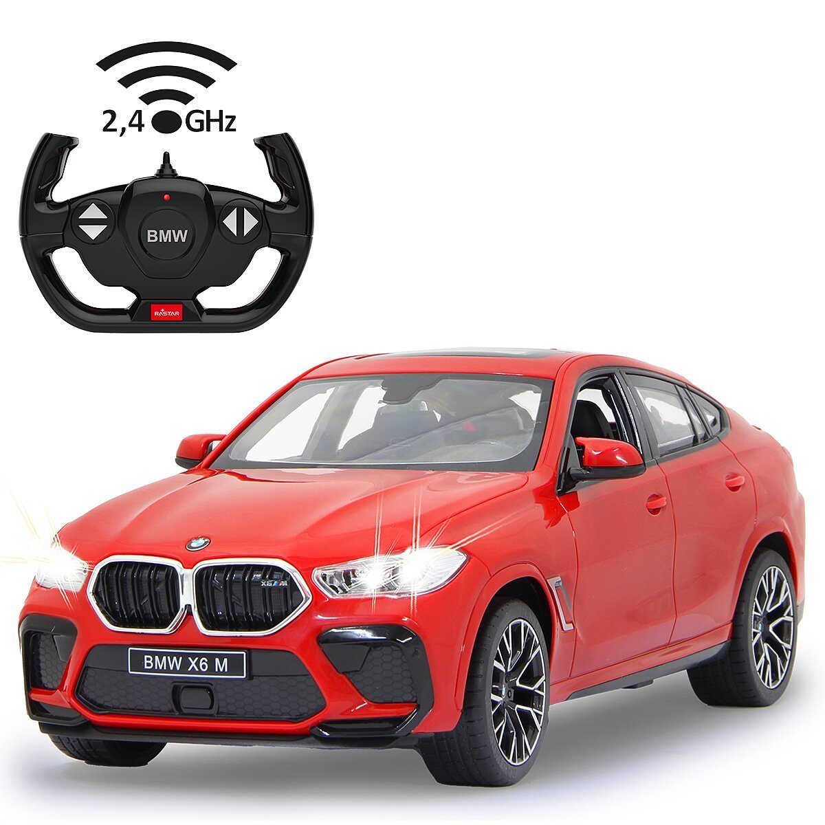 JAMARA BMW X6 M 1:14 rot 2,4GHz ab 6 Jahren JAMARA BMW X6 M 1:14 rot 2,4GHz ab 6 Jahren