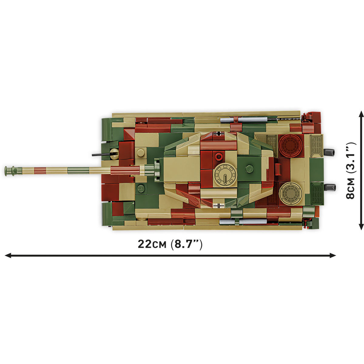 COBI 2732 - PZ.KPFW. VI B TIGER II Königstiger 1:48 - Bild 8 COBI 2732 - PZ.KPFW. VI B TIGER II Königstiger 1:48 - Bild 8