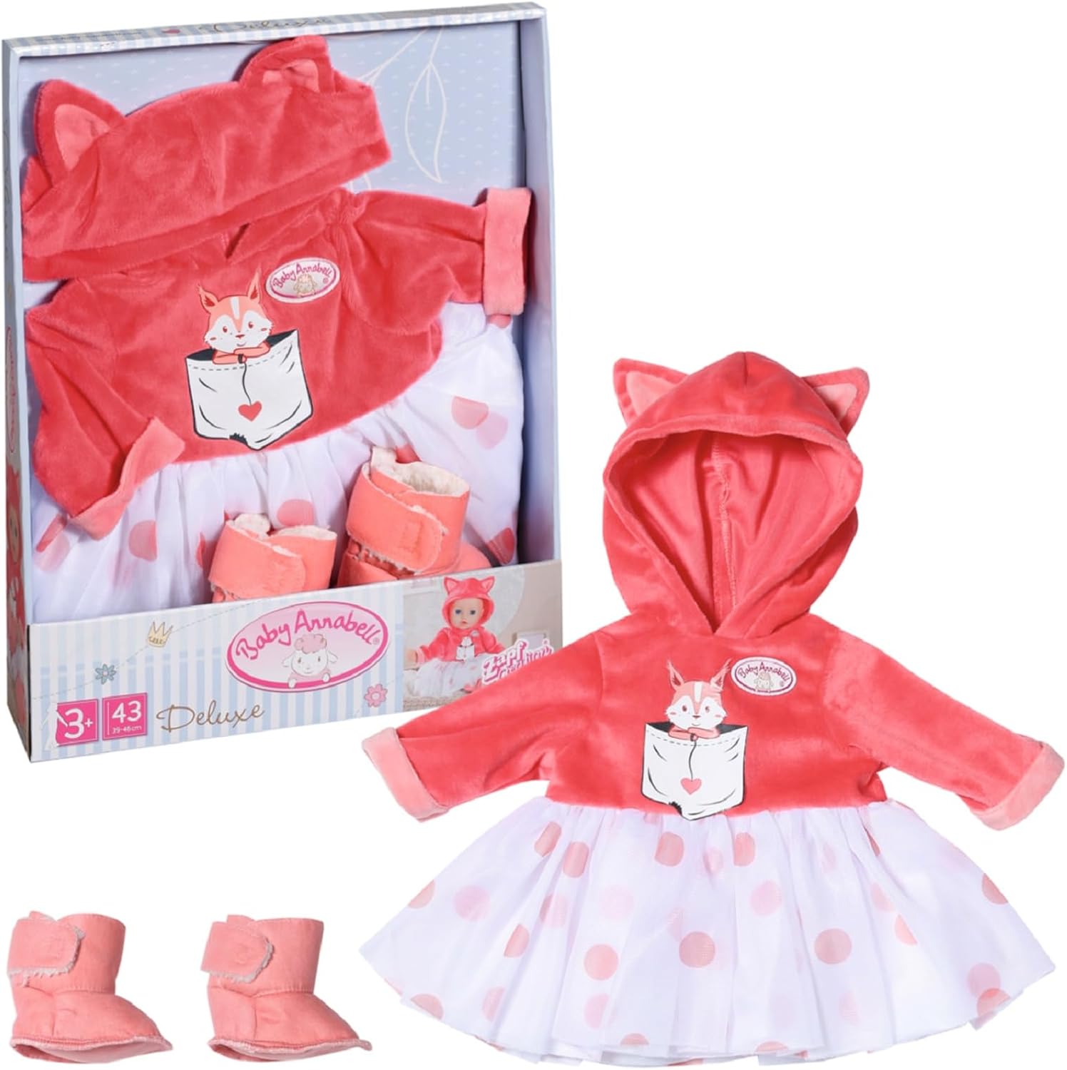 Baby Annabell Deluxe Eichhörnchen Tutu