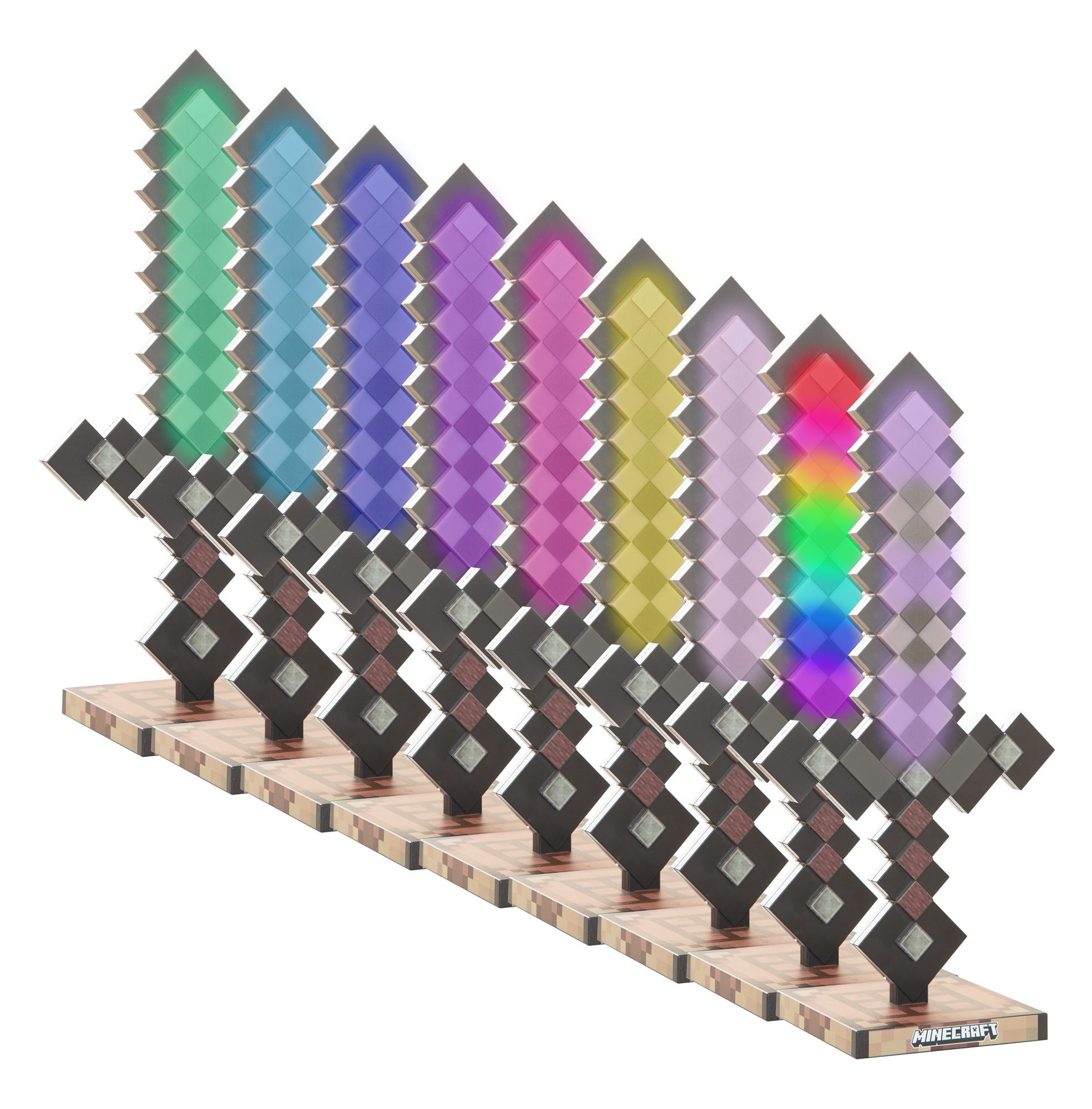 Roba 354133MC LED-Schwert 'Minecraft' Netherite - Tischlampe mit 9 Farben & Akku - Bild 1 Roba 354133MC LED-Schwert 'Minecraft' Netherite - Tischlampe mit 9 Farben & Akku - Minecraft - LED-Licht - Produktbild 1
