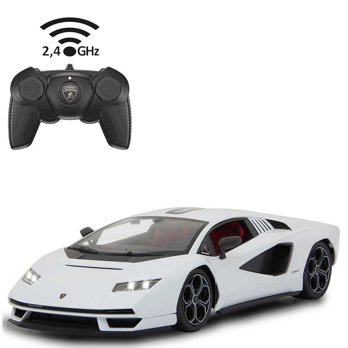 JAMARA Lamborghini Countach LPI 800-4 1:16 weiß 2,4GHz ab 6 Jahren JAMARA Lamborghini Countach LPI 800-4 1:16 weiß 2,4GHz ab 6 Jahren