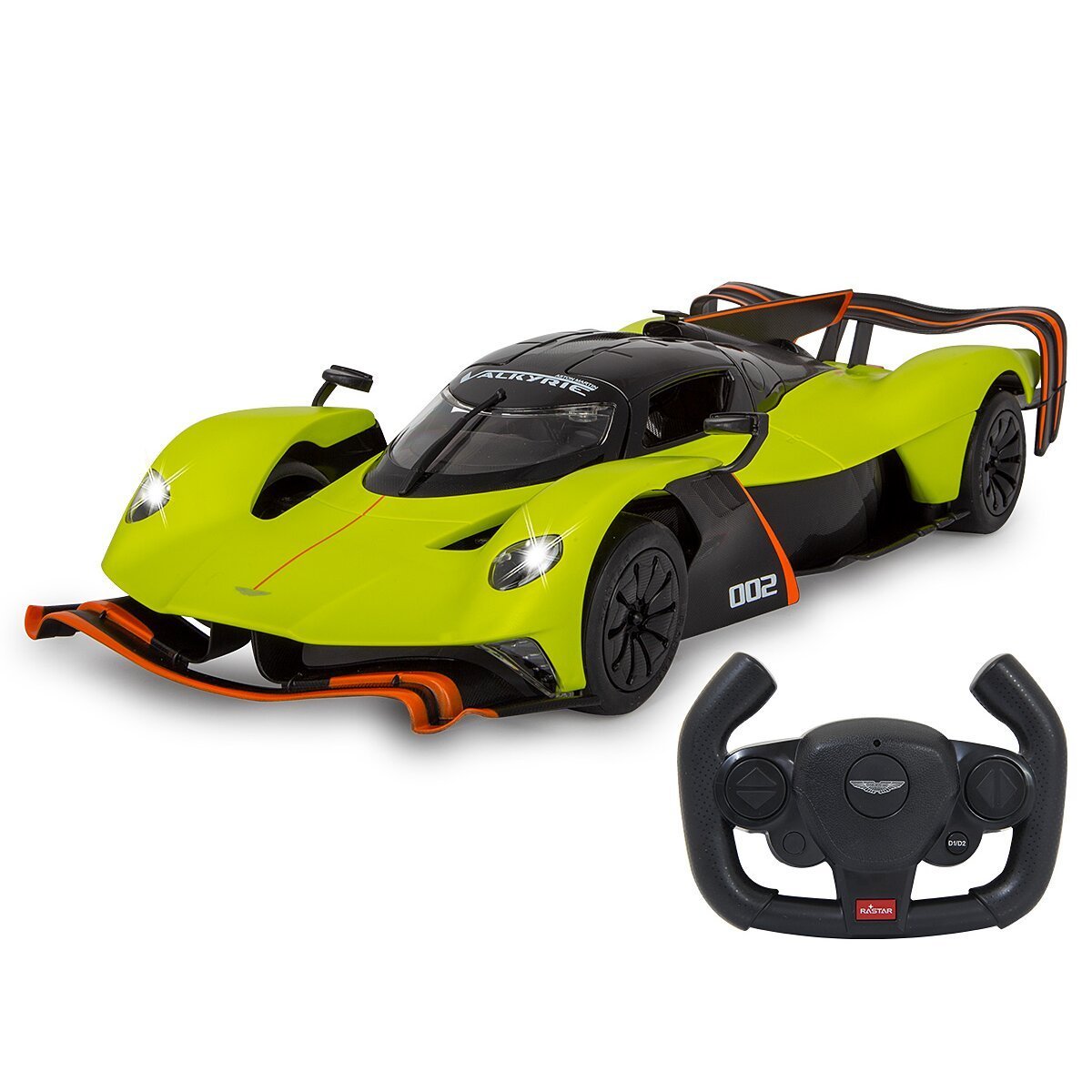 JAMARA Aston Martin Valkyrie AMR Pro 1:14 grün 2,4GHz Tür manuell ab 6 Jahren