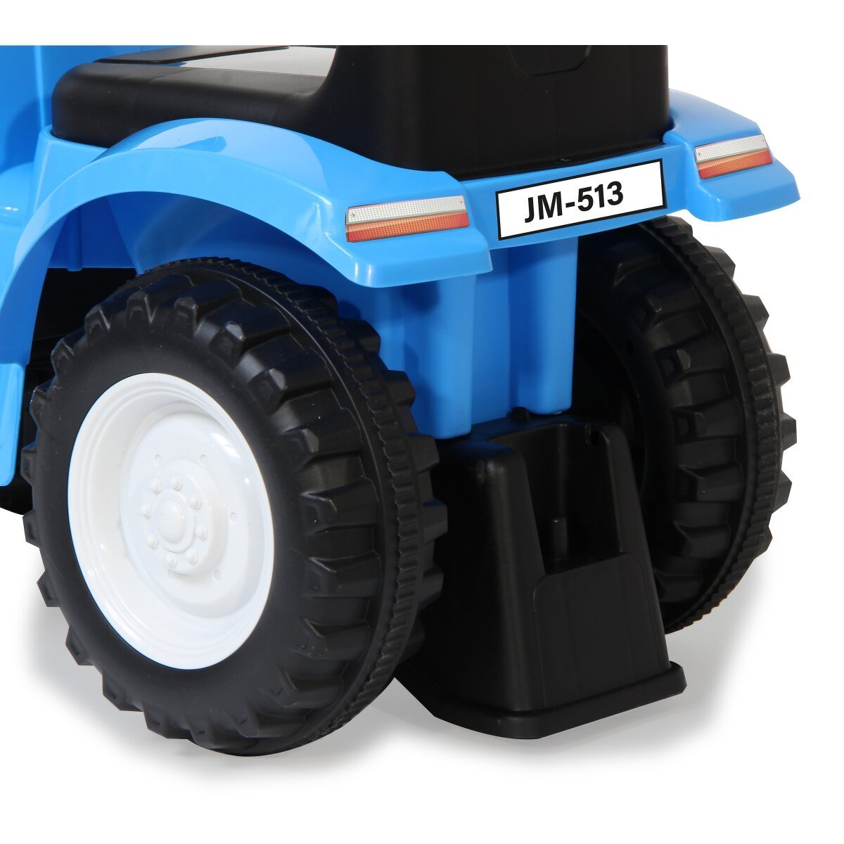 JAMARA Rutscher New Holland T7 Traktor mit Anhänger blau 2in1 ab 12 Monaten