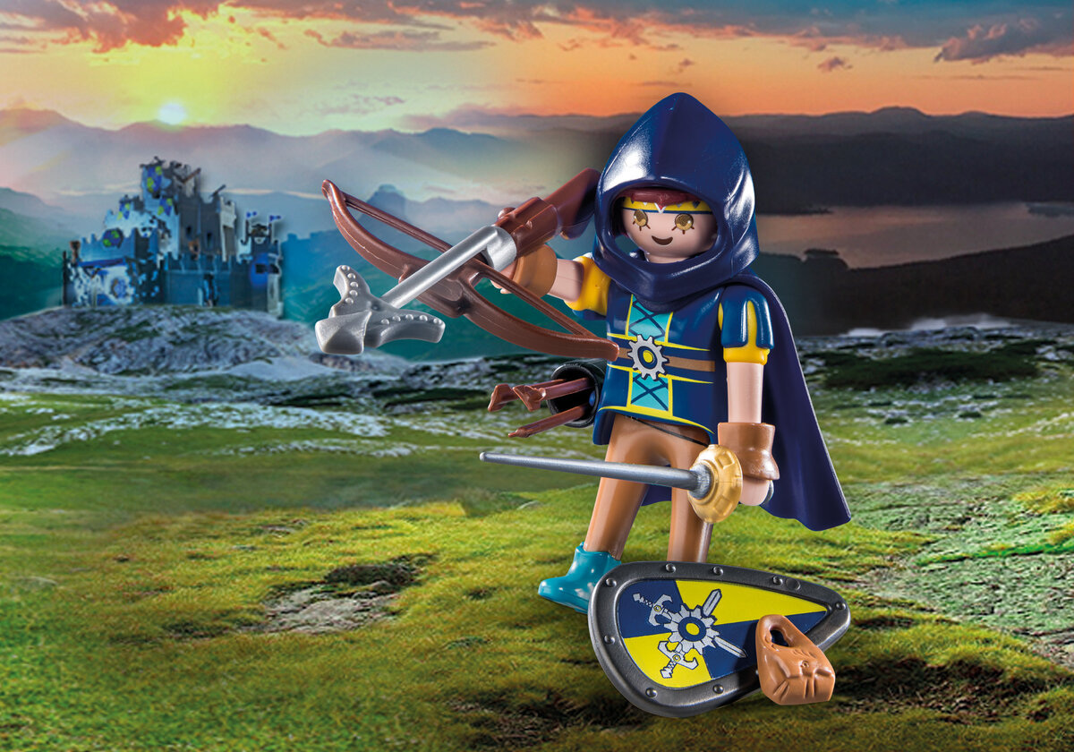 PLAYMOBIL 71303 Novelmore - Gwynn mit Kampfausrüstung Person, Gesicht, Kopf