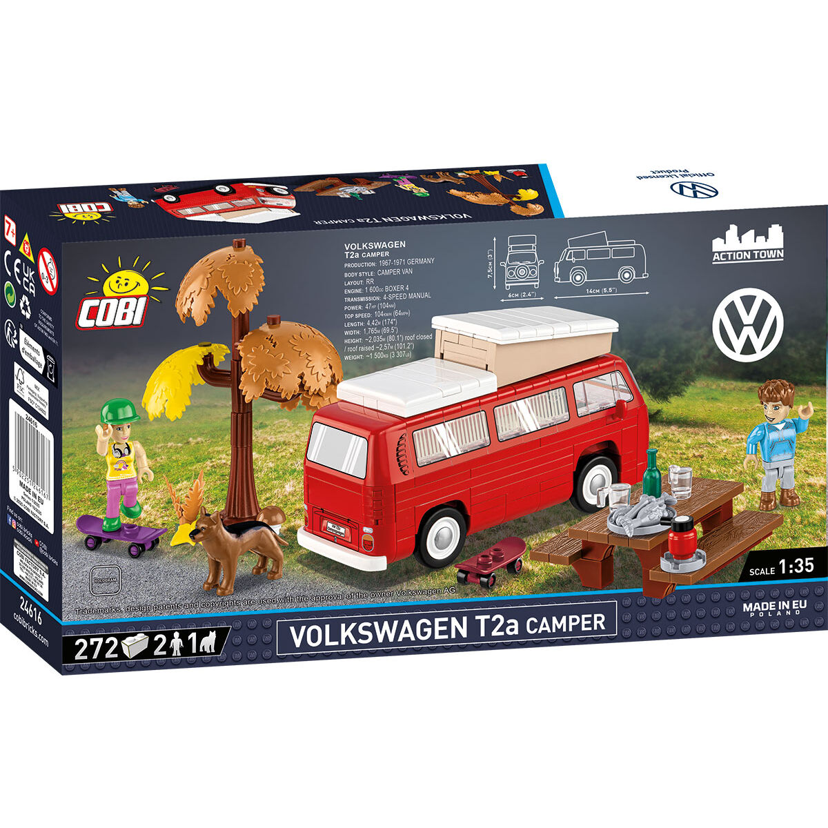 COBI 24616 - VW T2A Campingwagen SCALE 1:35 - Bild 2