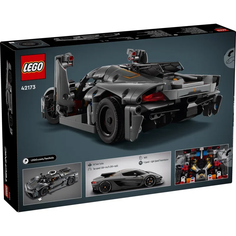 LEGO® Technic Koenigsegg Jesko Absolut Supersportwagen in Grau 42173 LEGO® Technic Koenigsegg Jesko Absolut Supersportwagen in Grau 42173
