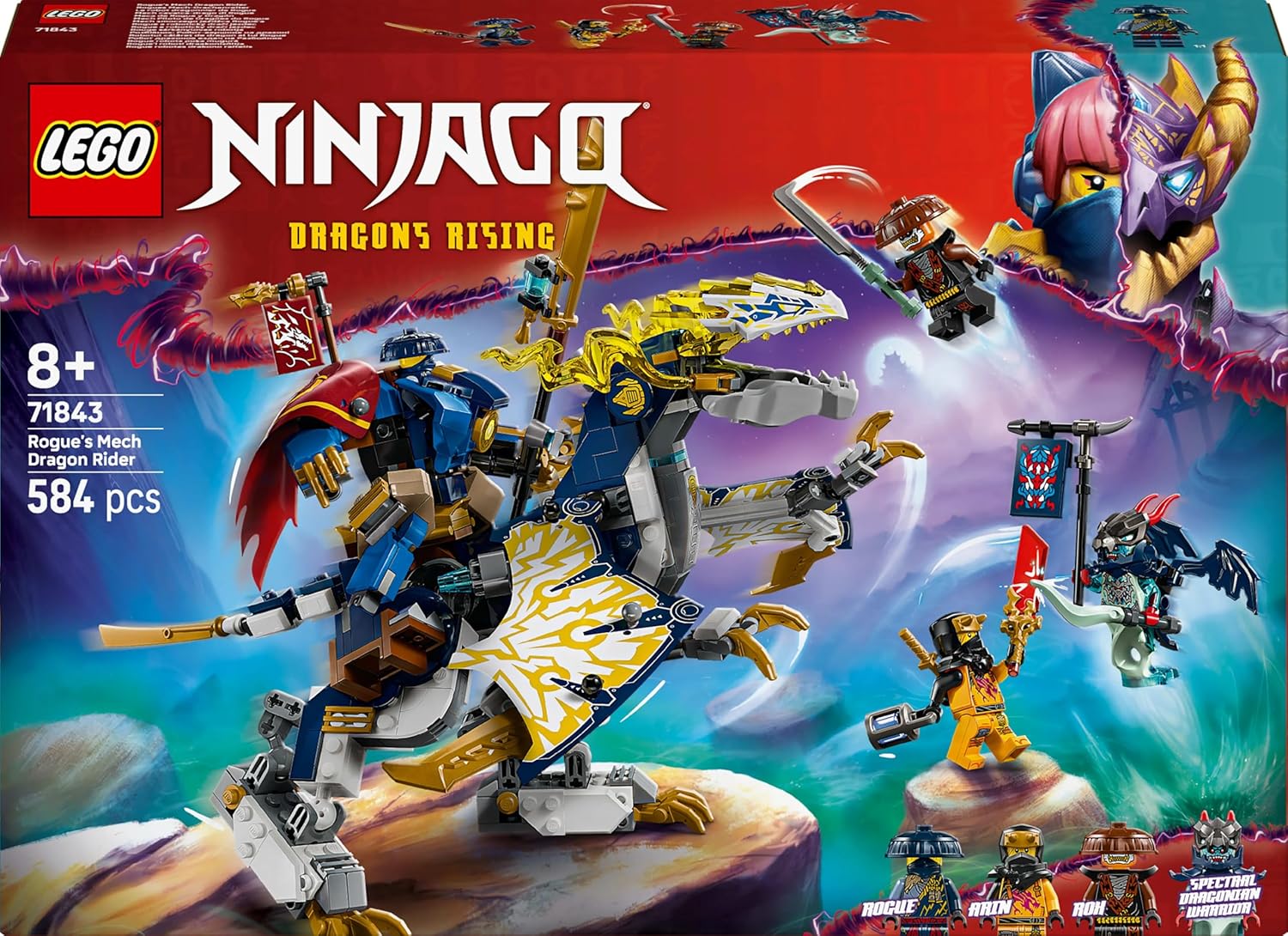 LEGO® NINJAGO® Rogues Mech Drachenreiter 71843 Buch, Comics, Veröffentlichung