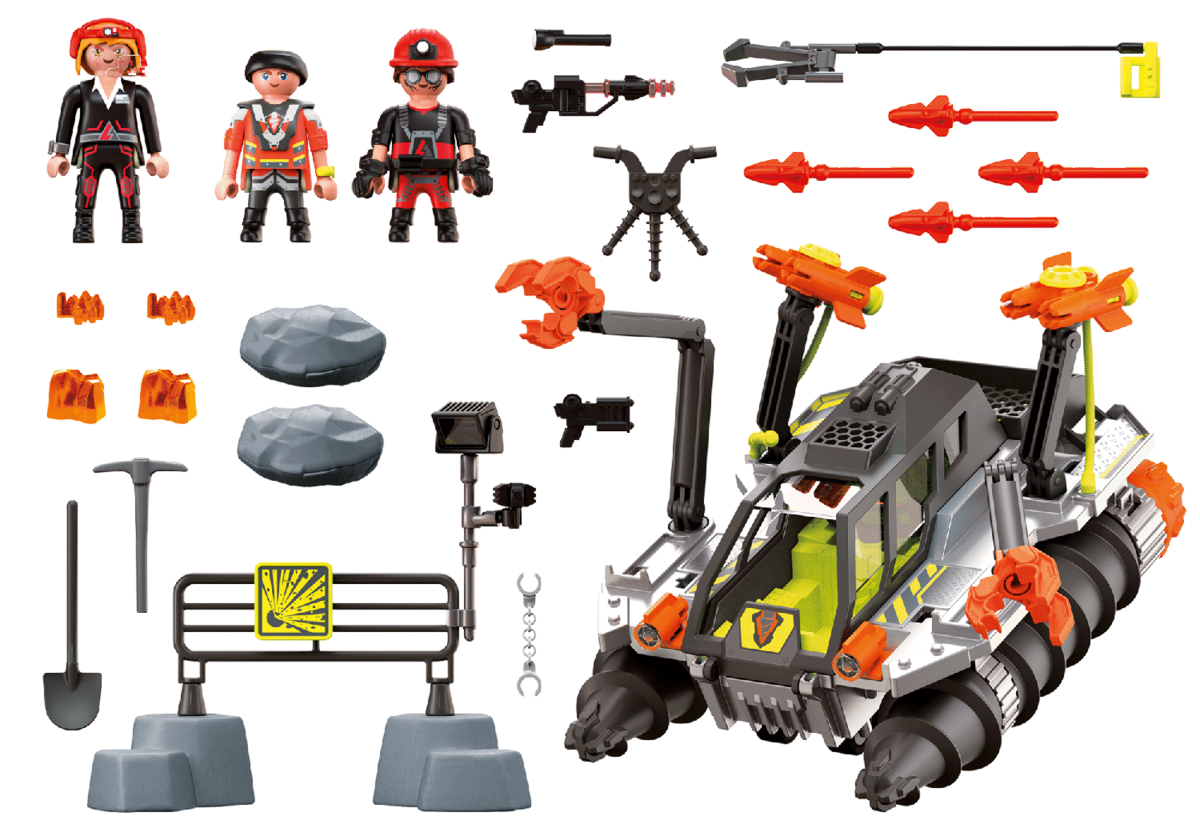 PLAYMOBIL 70927 Comet Corp. Abbruchbohrer Person, Spielzeug