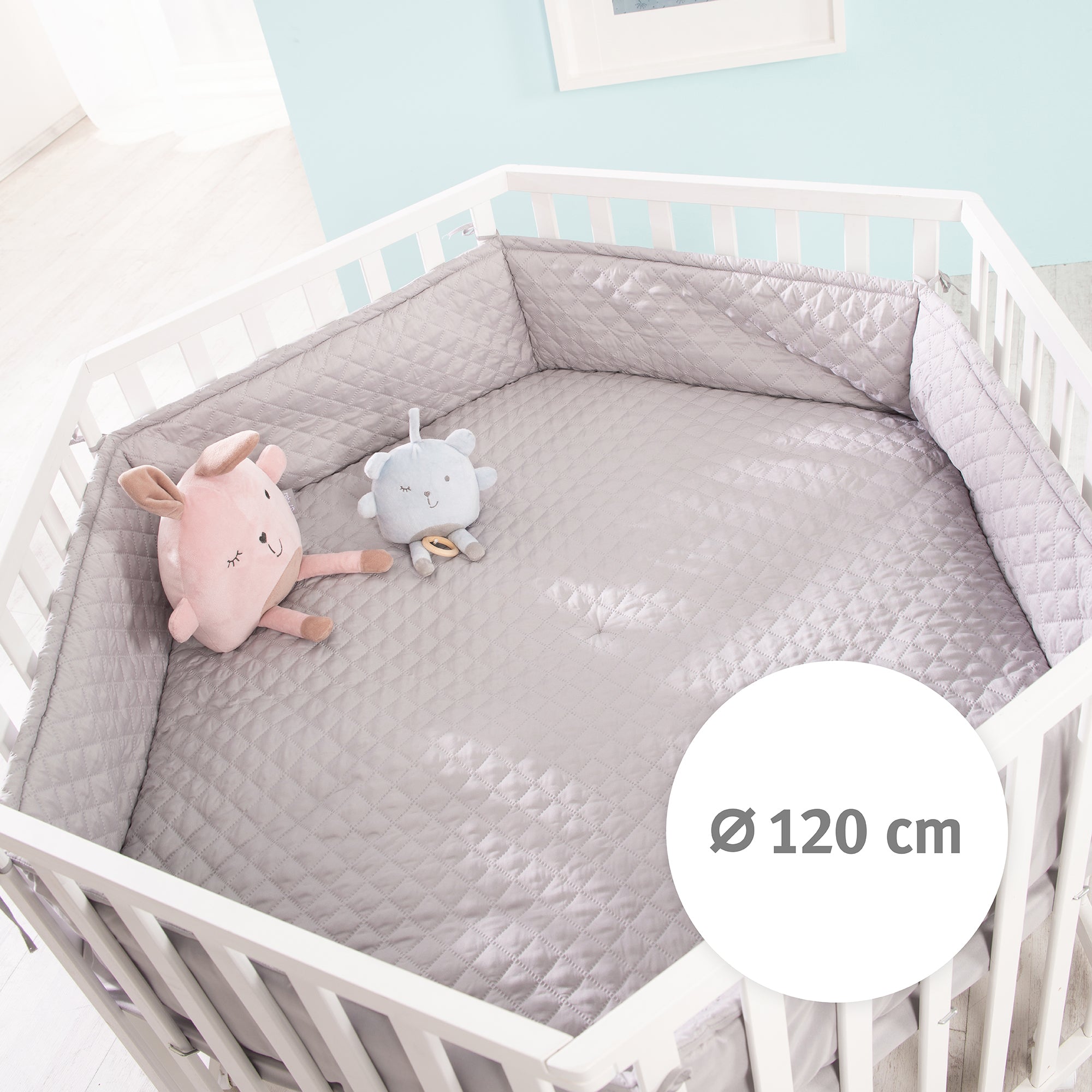 Roba 0307W Laufgittermatratze, 6-eckig weiß – Matratzen - Bild 12 Roba 0307W Laufgittermatratze, 6-eckig weiß – Matratzen - Produktbild 12