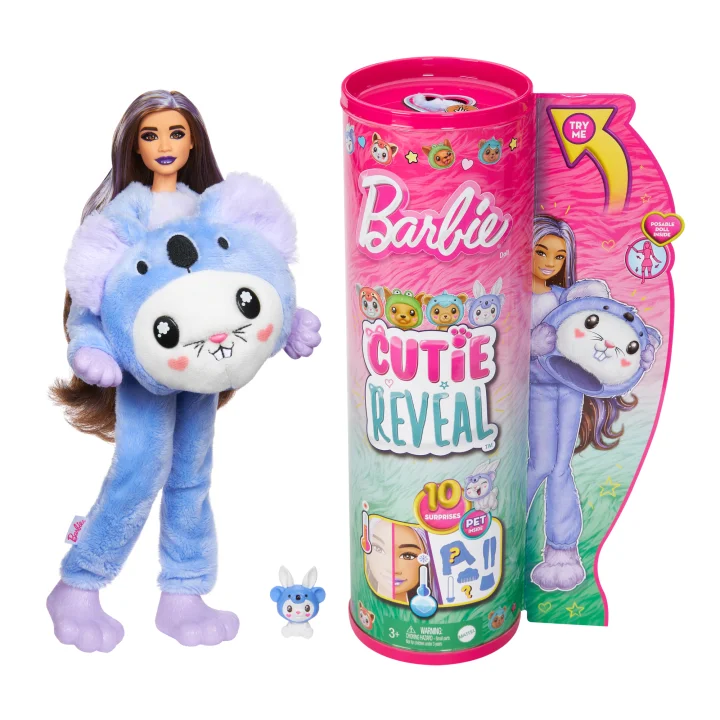 Barbie® Cutie Reveal Barbie® Costume Cuties Series - Bunny in Koala HRK26
