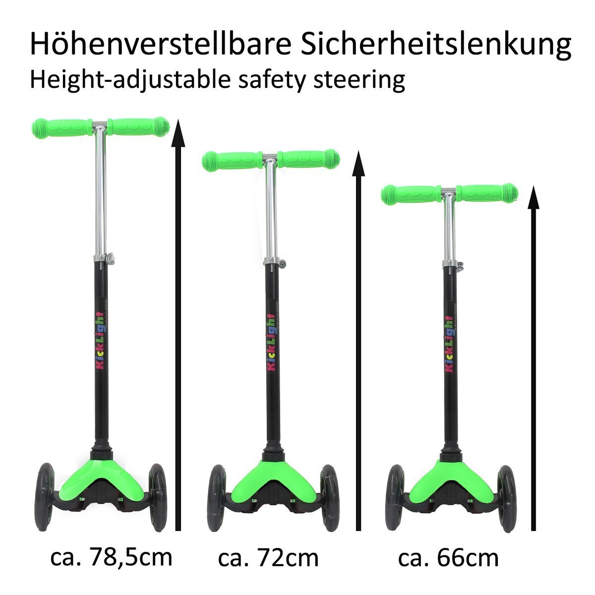 JAMARA KickLight Scooter grün JAMARA KickLight Scooter grün