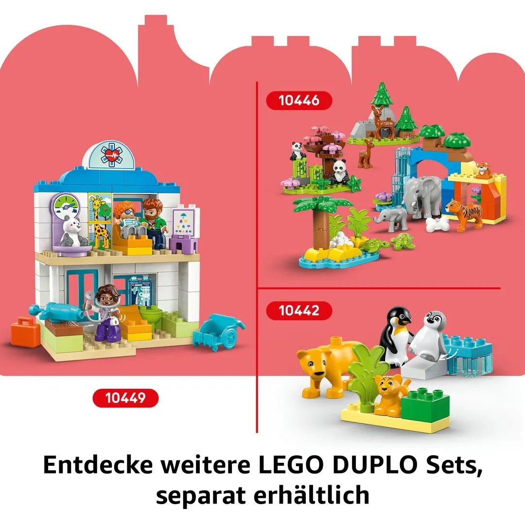 LEGO® DUPLO® Wildtier-Familien 3-in-1-Set 10446 