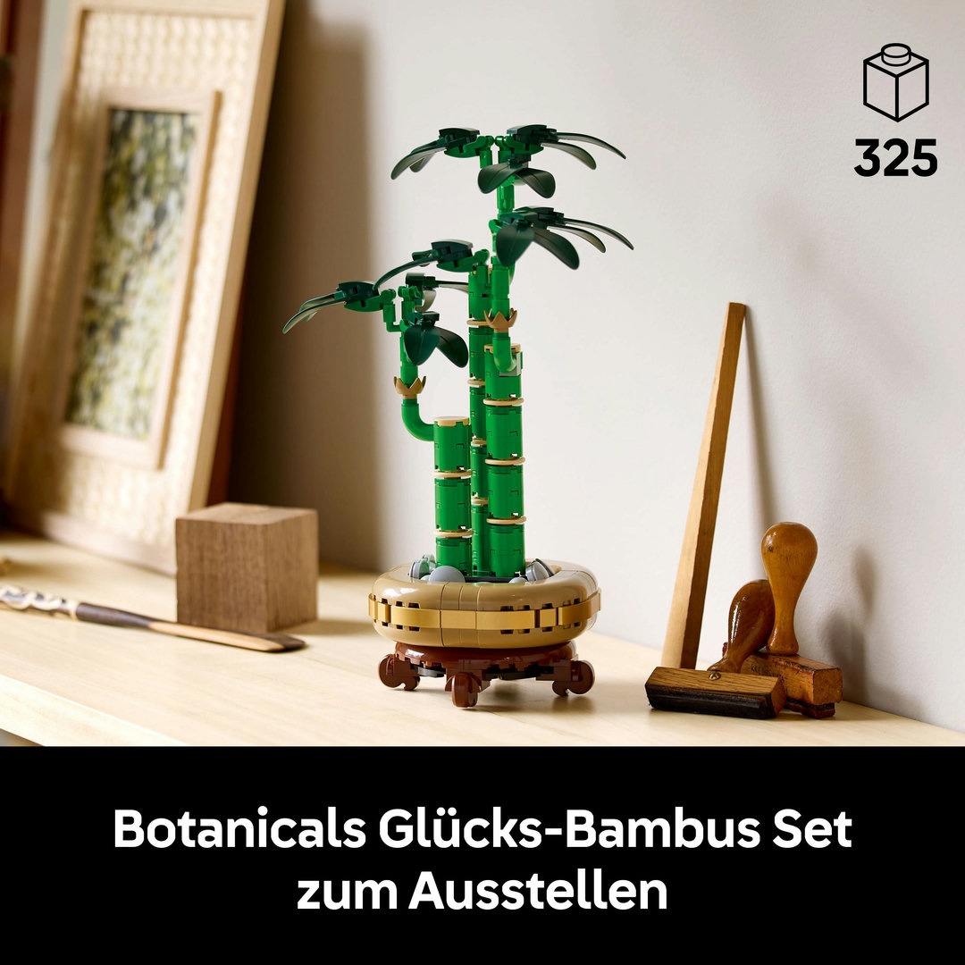 LEGO® Botanicals 10344 Glücks-Bambus Pflanze, Pflanze im Topf