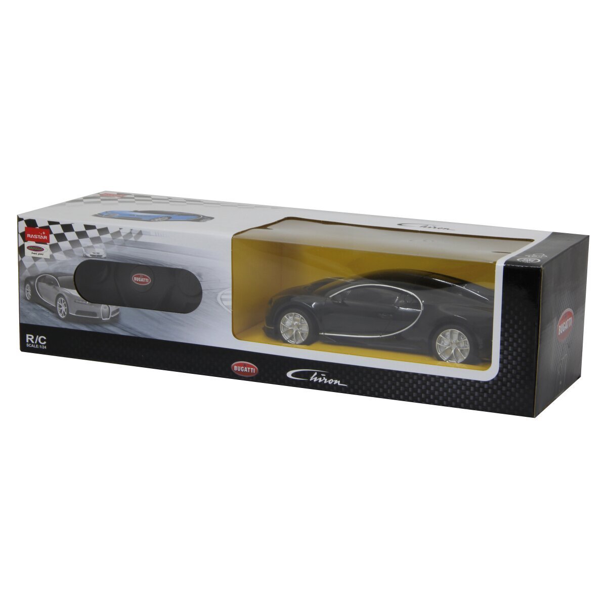 JAMARA Bugatti Chiron 1:24 schwarz 2,4GHz ab 6 Jahren JAMARA Bugatti Chiron 1:24 schwarz 2,4GHz ab 6 Jahren