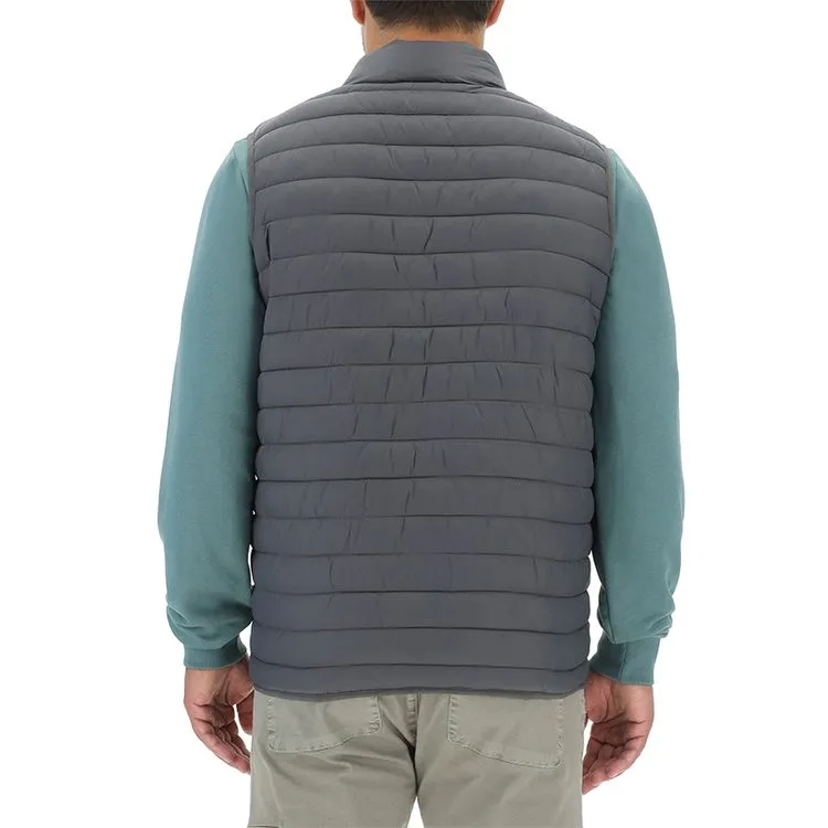 JEEP Herren Steppweste O103345GR - Grau mit Reißverschlusstaschen GR. XXL JEEP Herren Steppweste O103345GR - Grau mit Reißverschlusstaschen GR. XXL
