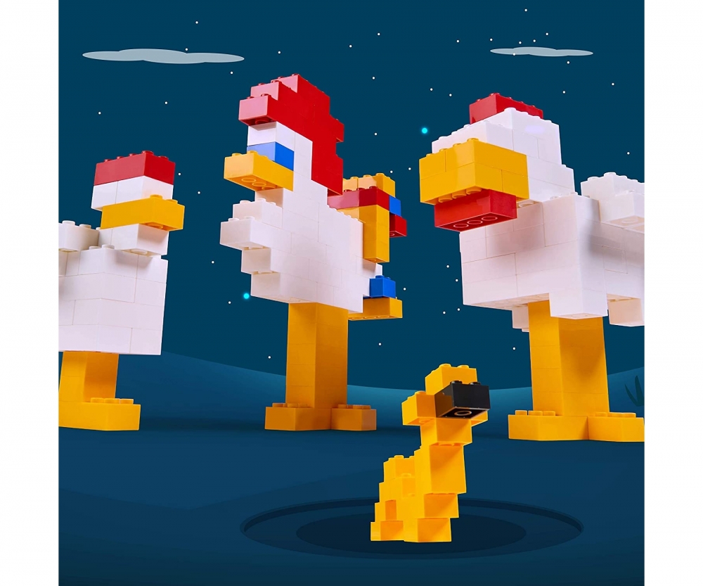 Androni Blox 1000 rote 4er Steine lose