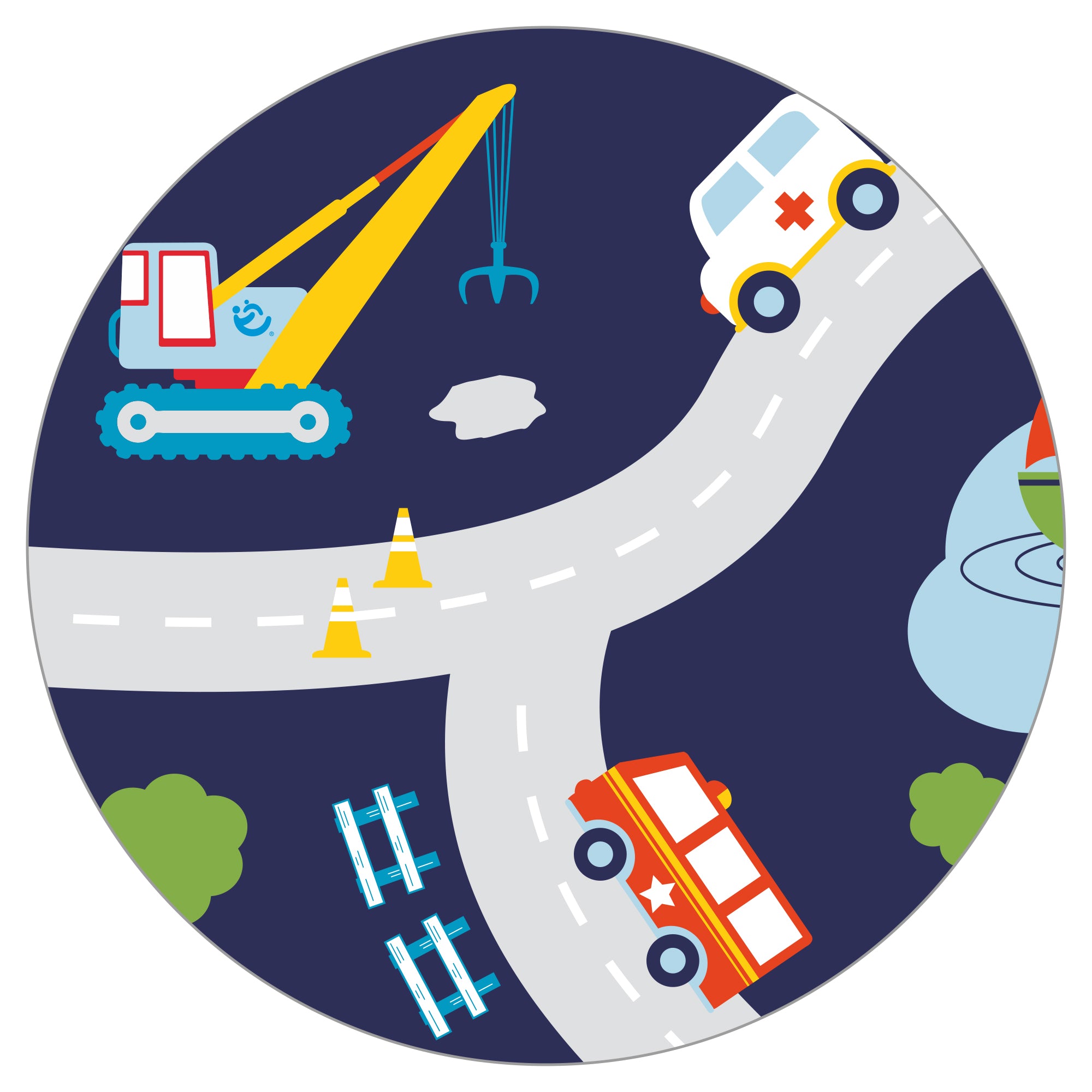 Roba 450518D331 Spielzeugtruhe Rennfahrer weiß – Spielmöbel - Produktbild 4