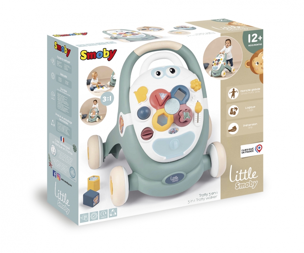 Little Smoby 3-in-1 Lauflernwagen Little Smoby 3-in-1 Lauflernwagen