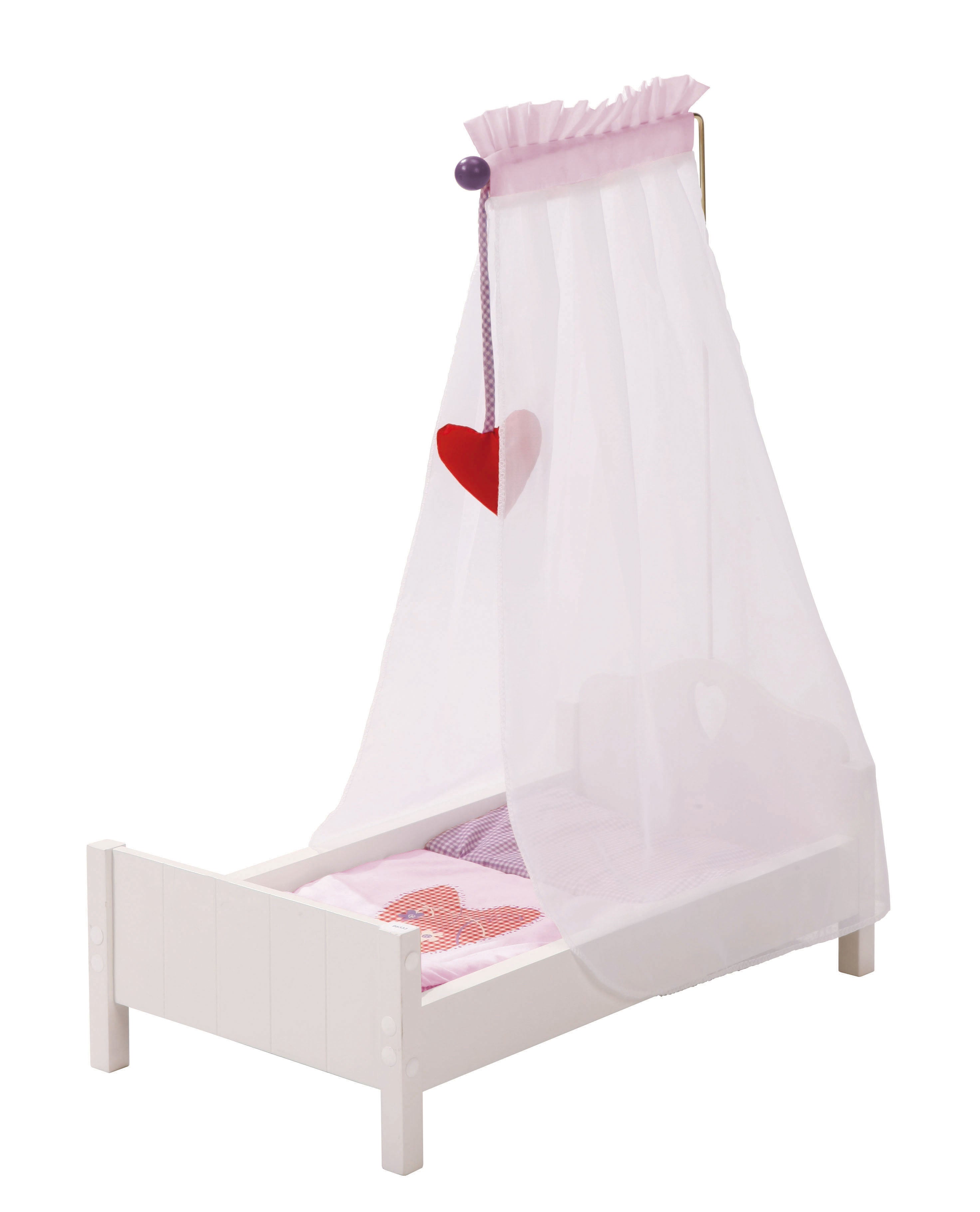 Roba 98333 Puppenstandbett Fienchen weiß – Puppenmöbel & Häuser - Bild 1 Roba 98333 Puppenstandbett Fienchen weiß – Puppenmöbel & Häuser - weiß - Puppenmöbel & Häuser - Produktbild 1