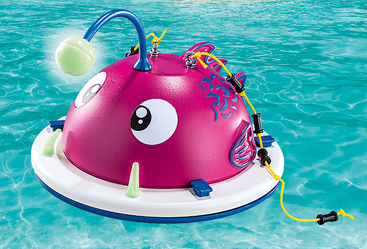 PLAYMOBIL 70613 Kletter-Schwimminsel Sport, Tennis, Tennisball, Sommer, Wasser