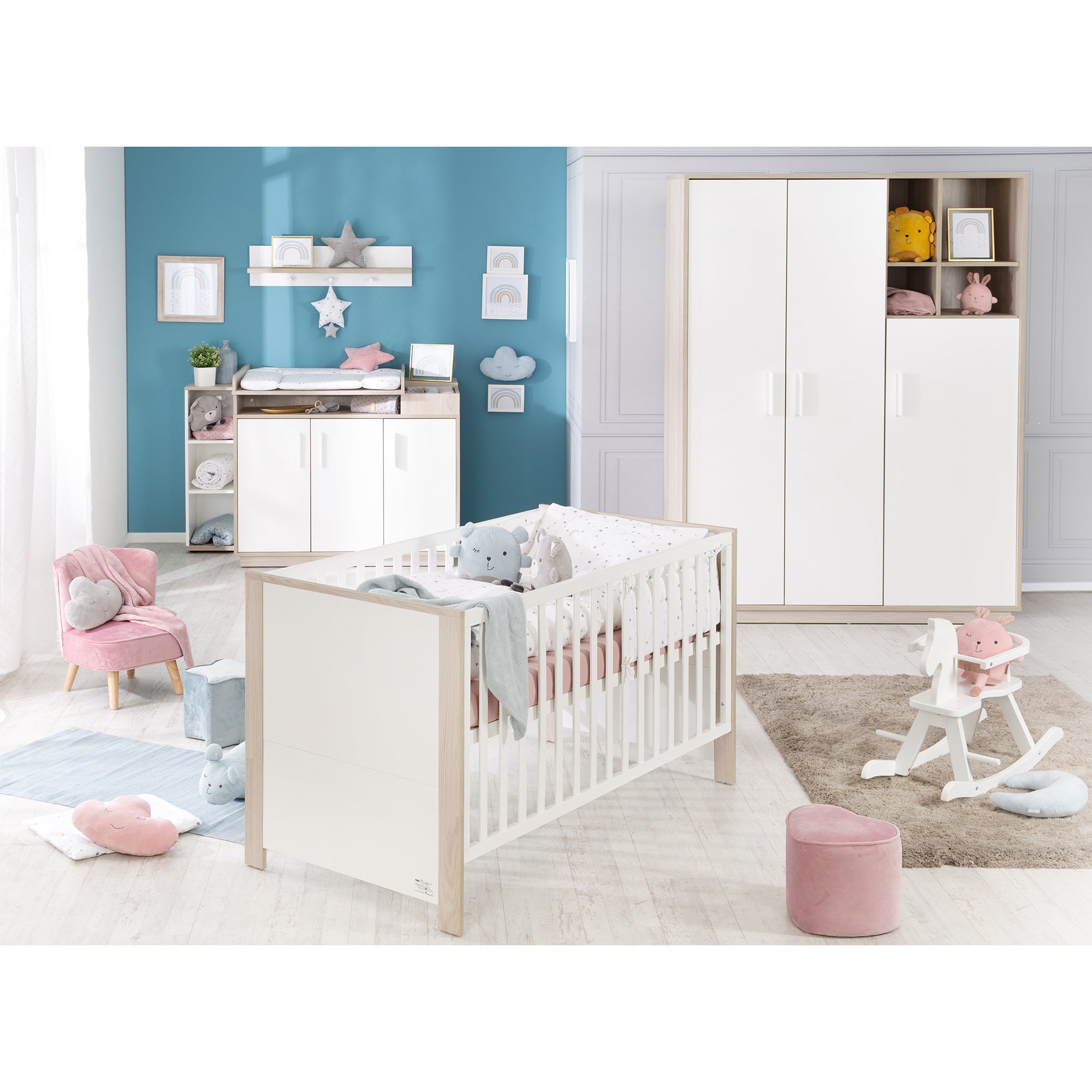 Roba 1014777 Kinderzimmerset Olaf weiß – Kinderzimmer Set - Bild 2 Roba 1014777 Kinderzimmerset Olaf weiß – Kinderzimmer Set - Produktbild 2