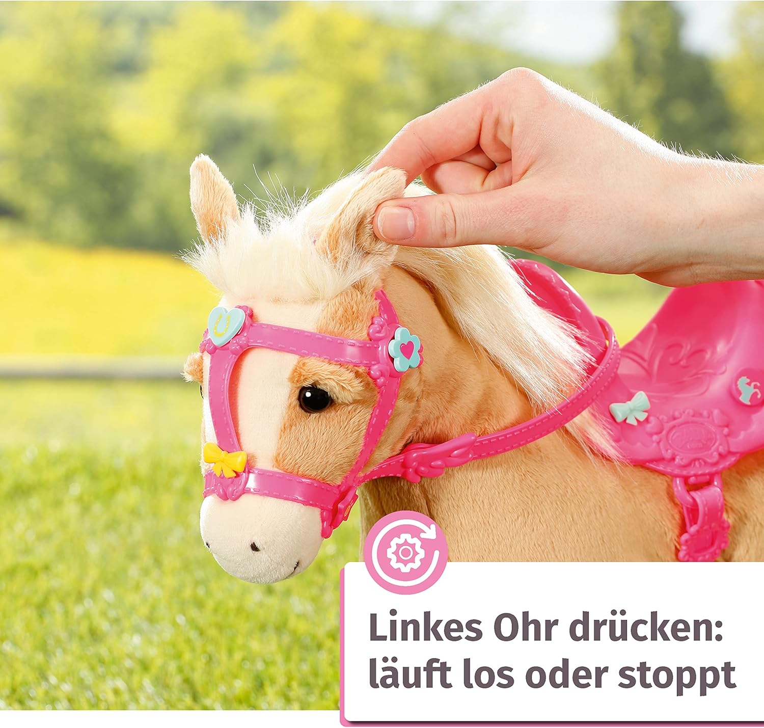 BABY born® My Cute Horse – Interaktives Pferd mit Sound- und Lauf-Funktion