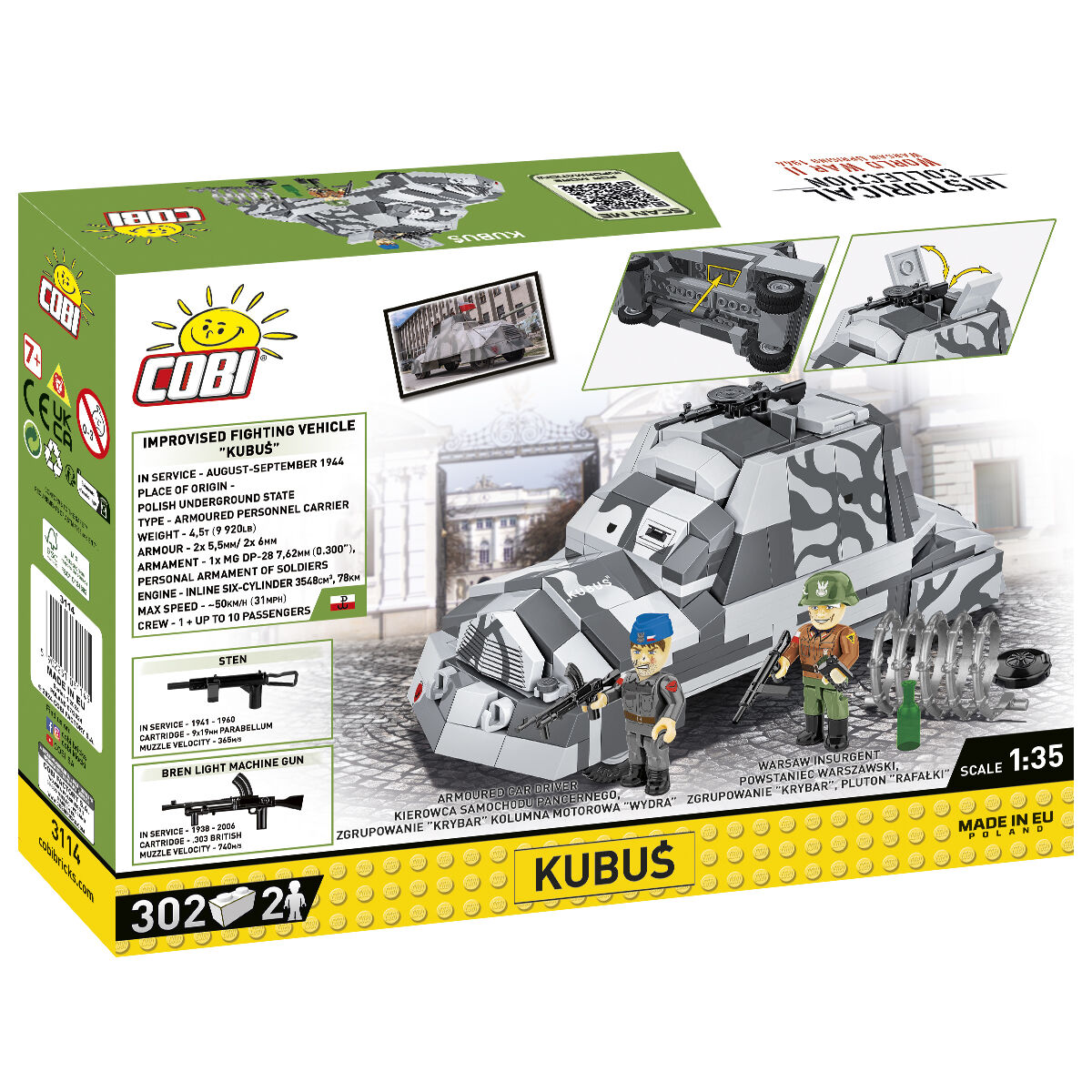 COBI 3114 - KUBUS Maßstabb 1:35) - Bild 2 COBI 3114 - KUBUS Maßstabb 1:35) - Bild 2