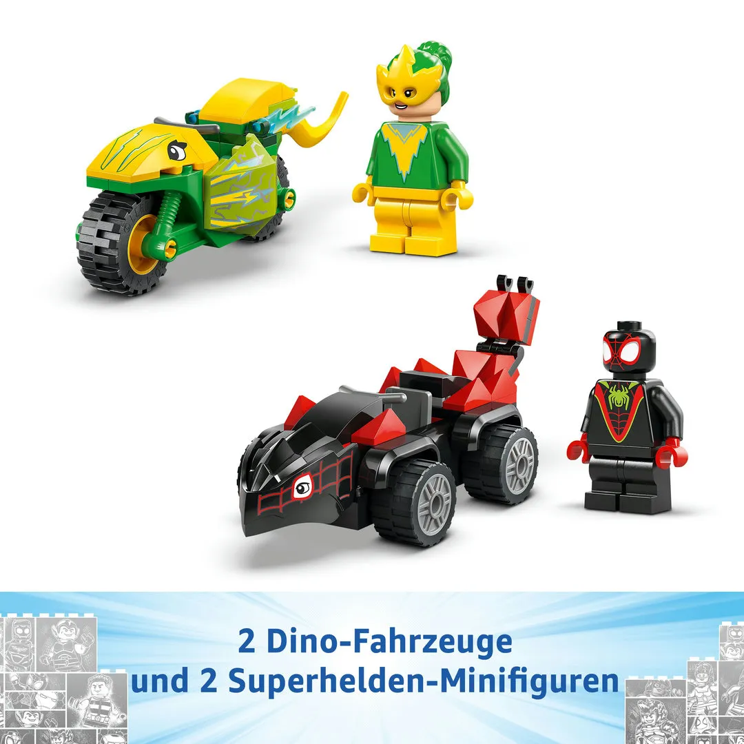 LEGO® Spidey und seine Superfreunde 11198 Actionspaß mit Spin und Electro in ihren Dino-Flitzern LEGO® Spidey und seine Superfreunde 11198 Actionspaß mit Spin und Electro in ihren Dino-Flitzern