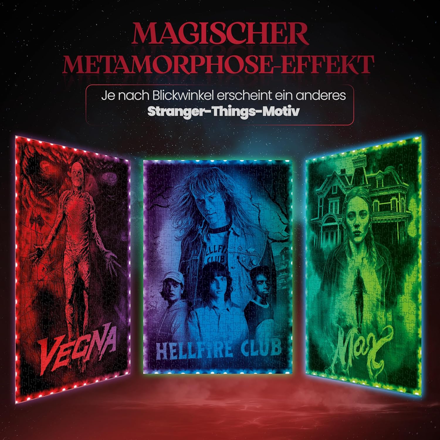 Stranger Things - Metamorphic Art Collection Vecna Werbung, Plakat, Buch, Veröffentlichung, Person