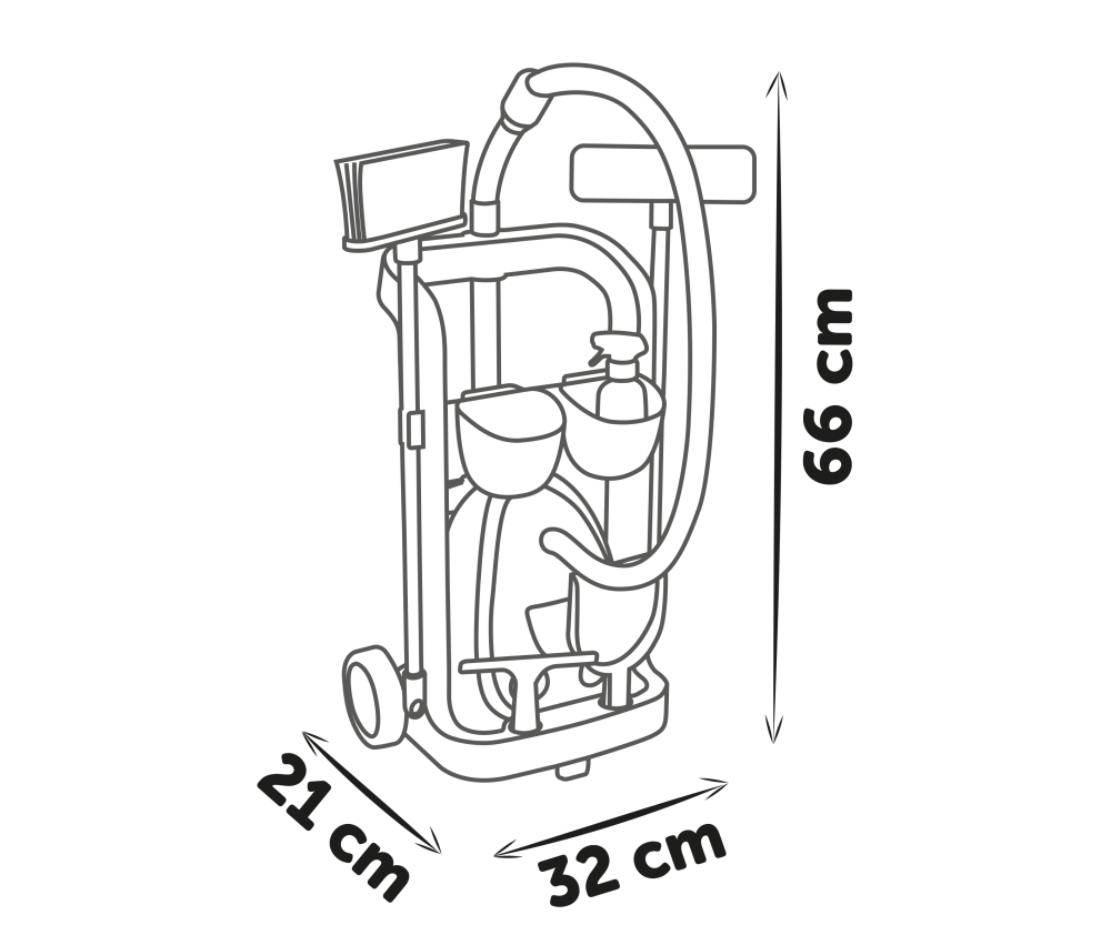 Smoby Smoby Rowenta Reinigungstrolley Smoby Smoby Rowenta Reinigungstrolley