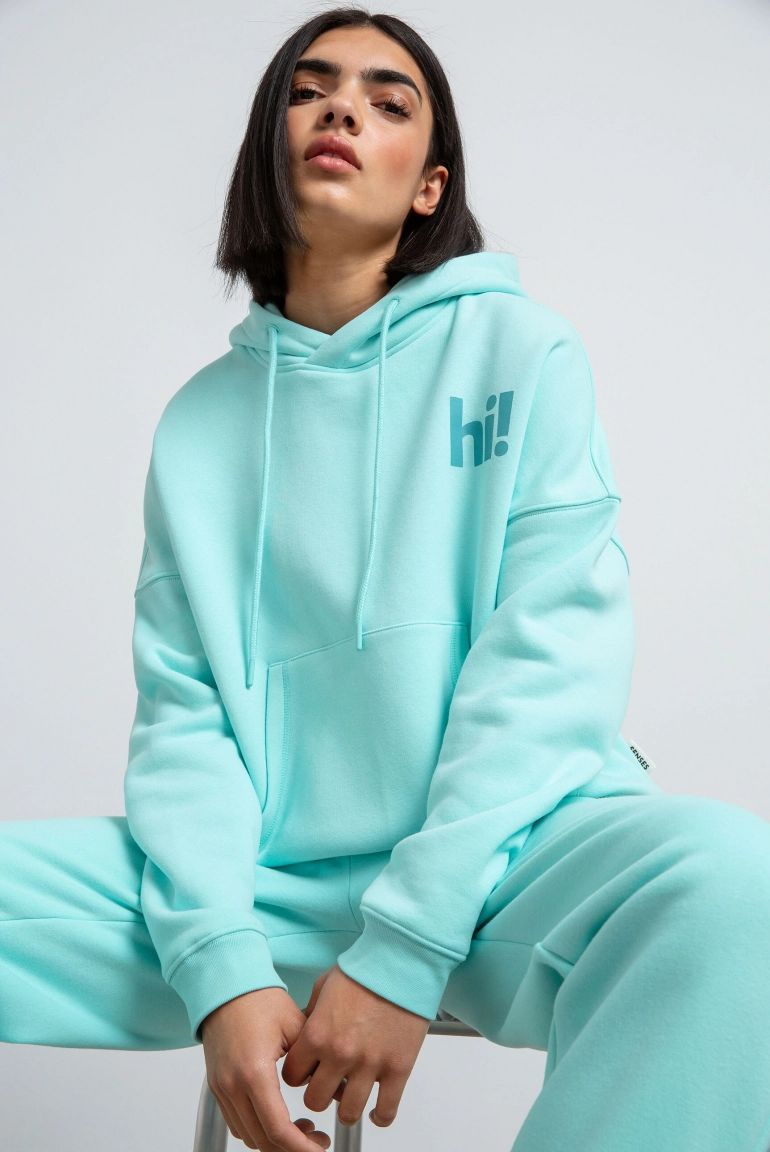 SENSES 2602365712 Hoodie SE: RENITY mit Print, Damen, Türkis SENSES 2602365712 Hoodie SE: RENITY mit Print, Damen, Türkis