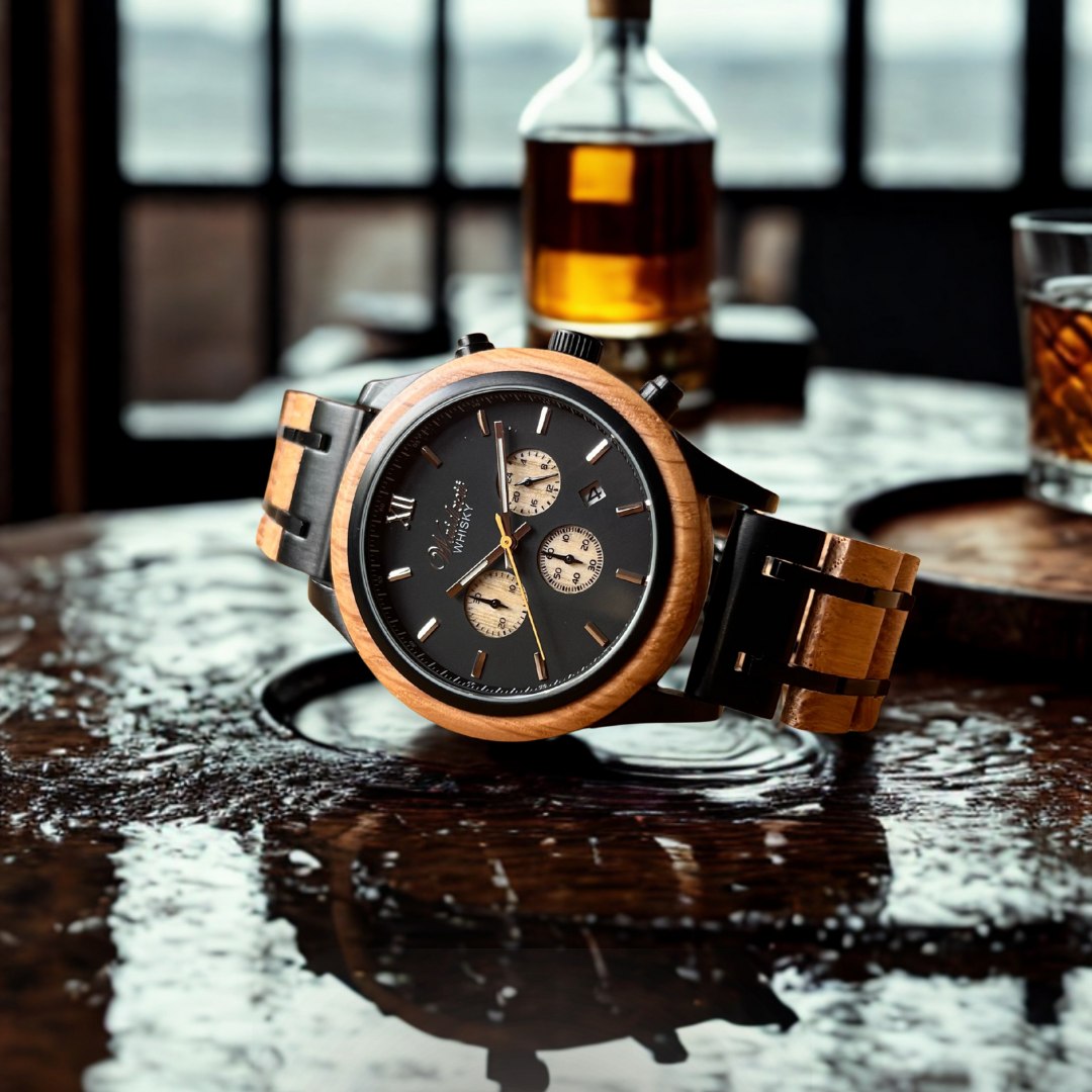 WAIDZEIT WH01W Herrenuhr Whisky Scotts Highland Chrono WAIDZEIT WH01W Herrenuhr Whisky Scotts Highland Chrono