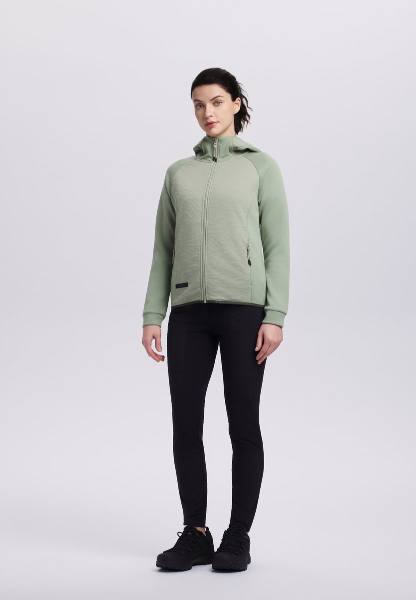 ICEPEAK 954734432I AMBERG Kapuzenjacke Damen Grün Gr. L