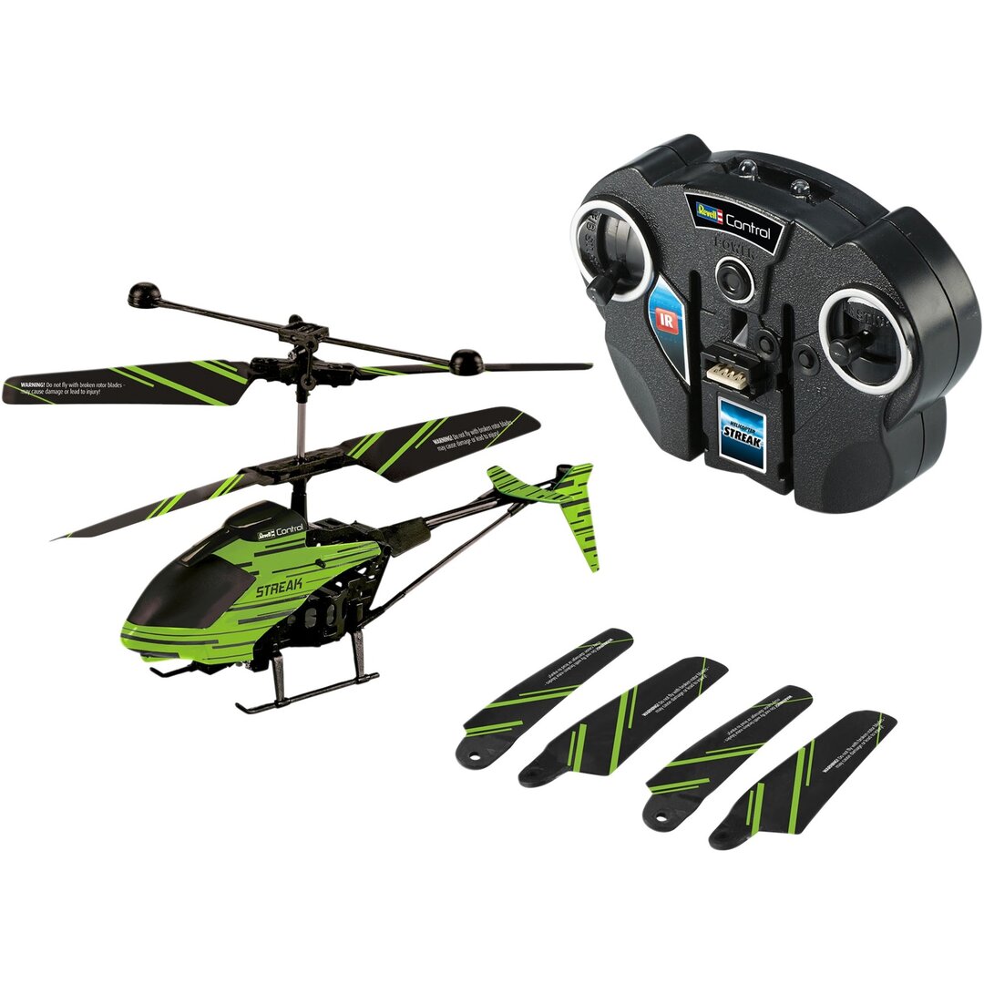 Revell 23829 RC Helikopter "Streak" Glow in the dark Revell Control Ferngesteuerter Hubschrauber Flugzeug, Hubschrauber, Fahrzeug, Elektronik, Videokamera