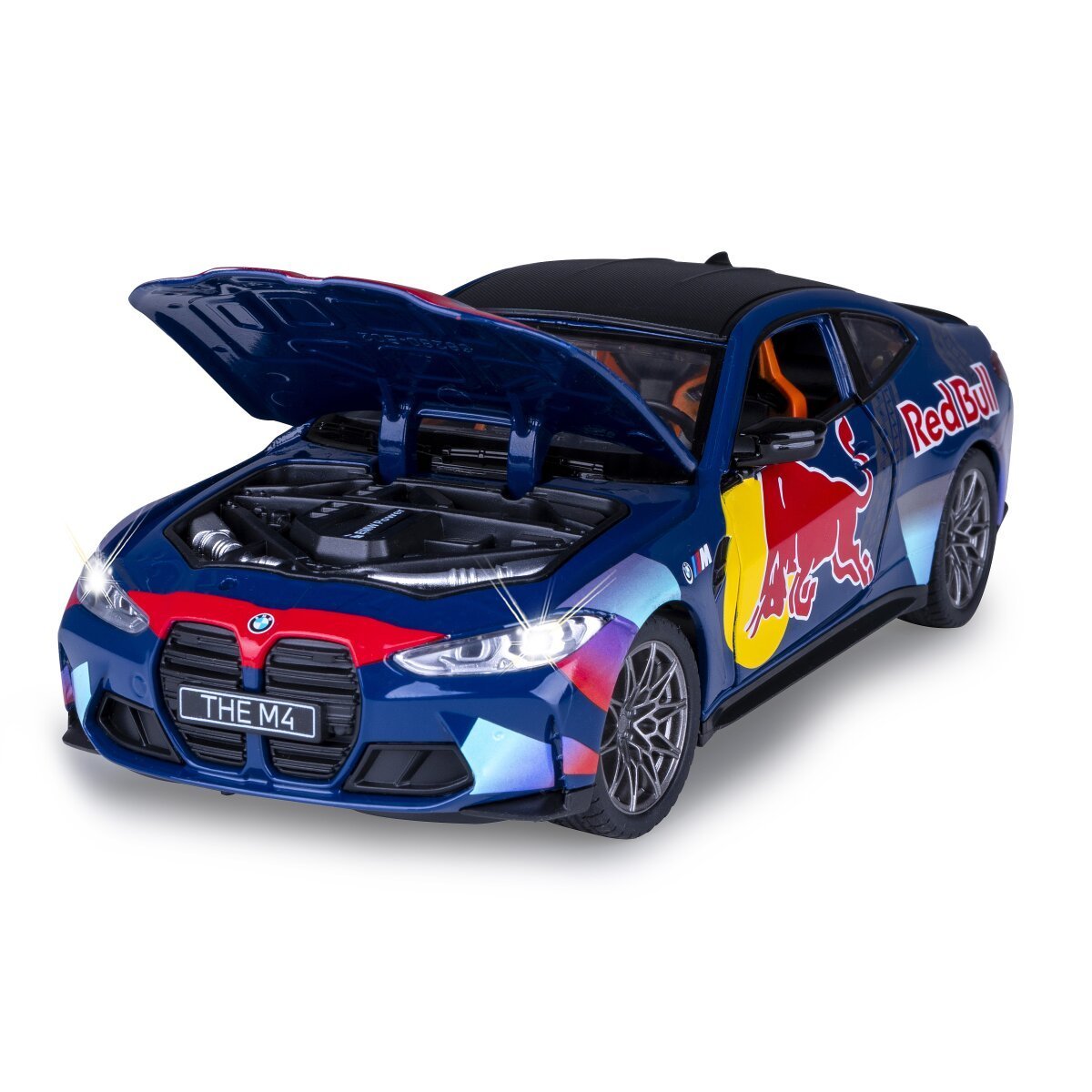 JAMARA BMW M4 Diecast 1:23 blau inkl. Knopfzellen ab 3 Jahren JAMARA BMW M4 Diecast 1:23 blau inkl. Knopfzellen ab 3 Jahren