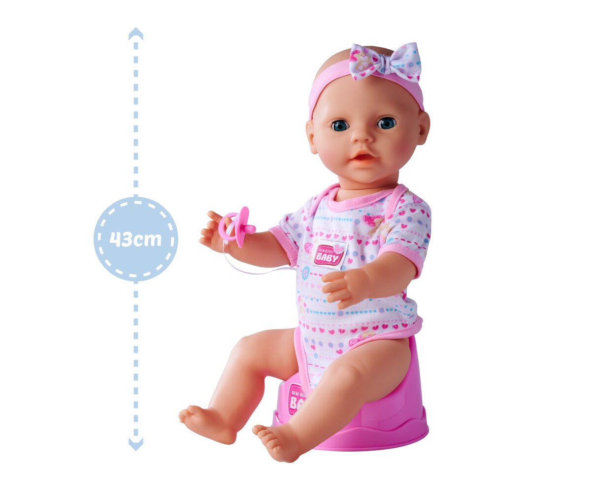 Simba New Born Baby Babypuppe, Rosa Zubehör 105039005 Baby, Person, Drinnen, Puppe, Spielzeug