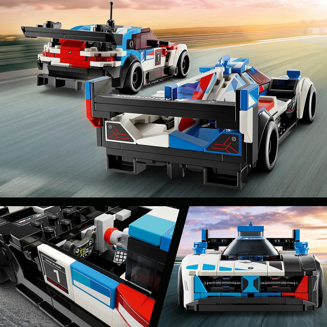 LEGO® Speed Champions BMW M4 GT3 & BMW M Hybrid V8 76922 Maschine, Rad, Abschleppwagen, Lastwagen, Fahrzeug