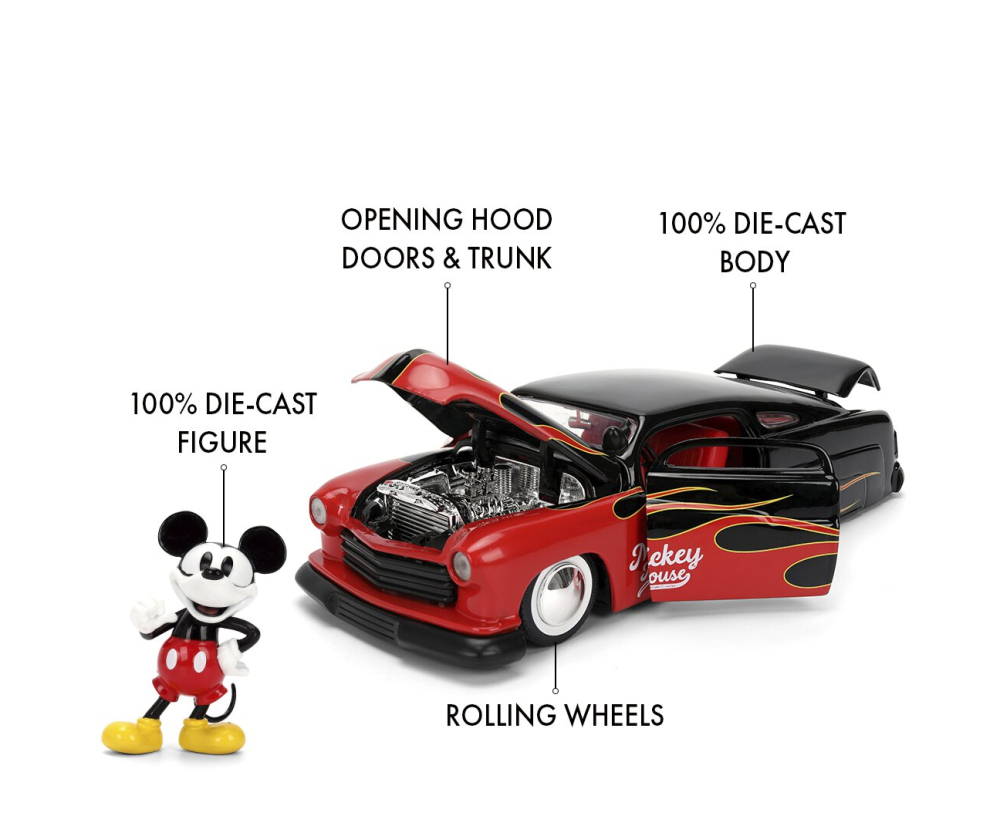 Jada Mickey Mouse 1951 Mercury Coupe 1:24