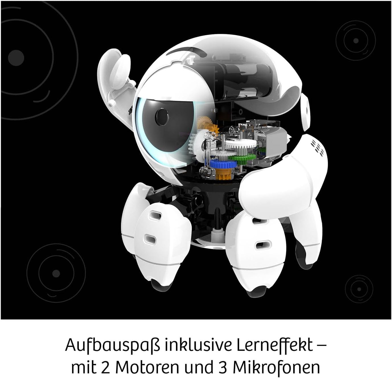 Kosmos Bitsy - Dein cleverer Robo-Freund mit Geräuscherkennung 621094 Roboter, Spielzeug