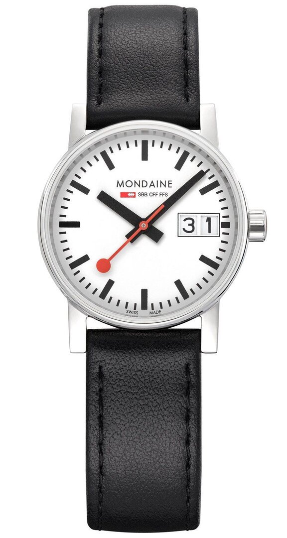 Mondaine evo2 316L Stainless steel Wiße MSE.30210.LBV Mondaine, evo2, 316L, Stainless, steel, Wiße, MSE.30210.LBV, Armbanduhr, Arm, Körperteil, Person