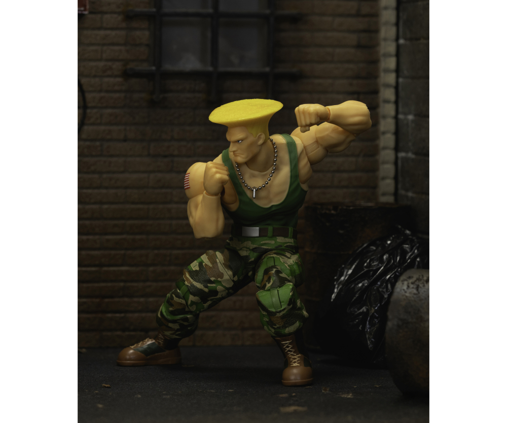 Jada Street Fighter II Guile 6" Figure Jada Street Fighter II Guile 6" Figure