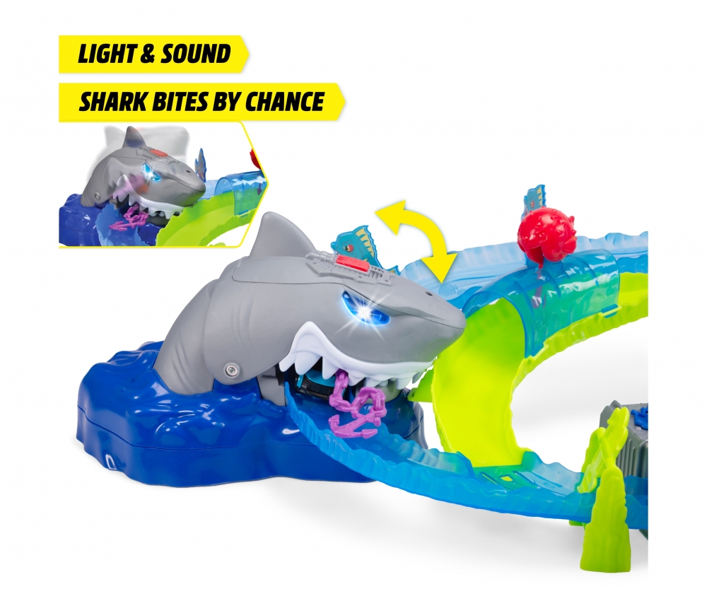 Dickie Toys White Shark Track Set 10005190 Aufblasbar