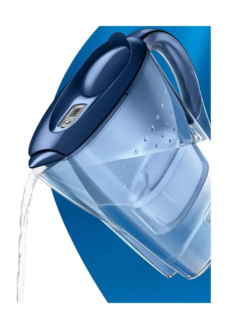BRITA Marella - Wasserfilter-Kanne 2,4 l, Blau, inkl. 3 MAXTRA PRO Kartuschen BRITA Marella - Wasserfilter-Kanne 2,4 l, Blau, inkl. 3 MAXTRA PRO Kartuschen