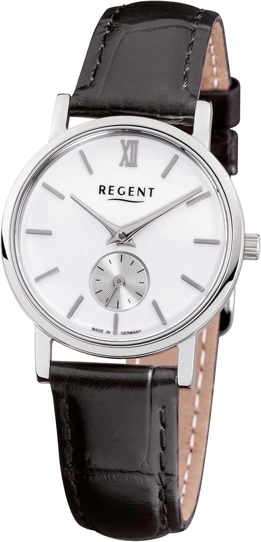 REGENT 12110969 Unisex Armbanduhr Linearis F-500 mit Lederarmband REGENT 12110969 Unisex Armbanduhr Linearis F-500 mit Lederarmband