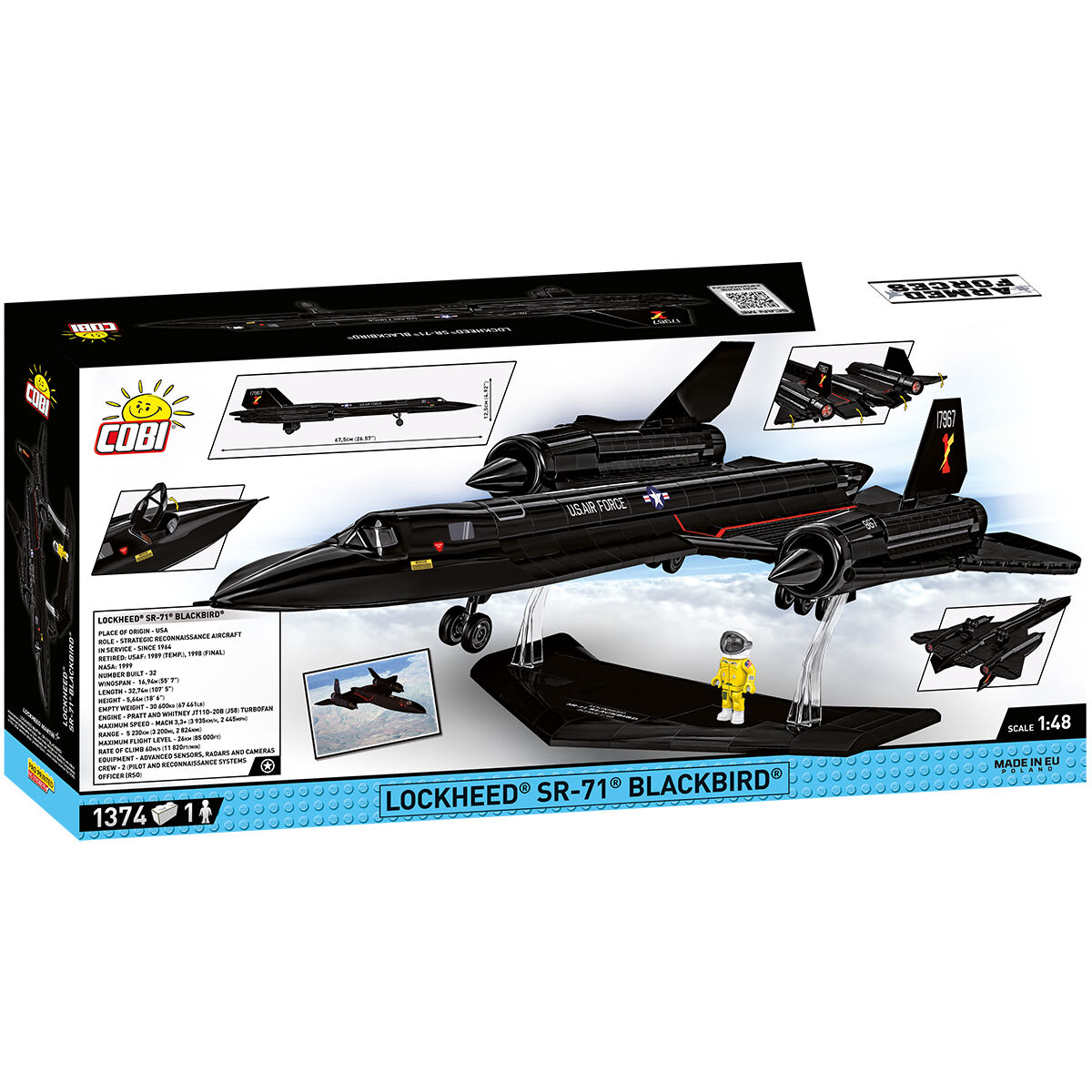 COBI 5891 - Lockheed SR-71 Blackbird - Bild 2 COBI 5891 - Lockheed SR-71 Blackbird - Bild 2